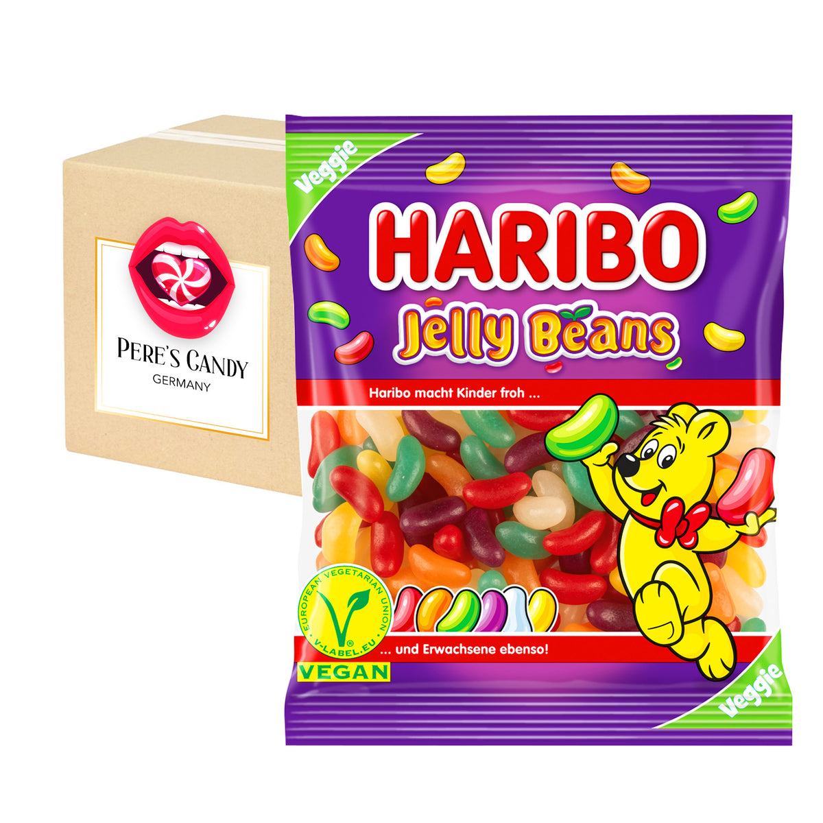 Haribo JELLY BEANS 10x160 g – Pere's Candy