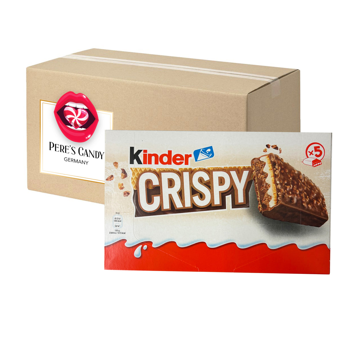 Kinder Crispy Riegel T5 knusprige Schokolade 3x170 g – Pere's Candy